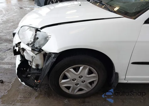 2004 Honda Civic Vp из США, поврежденный, VIN 2HGES16334H571962